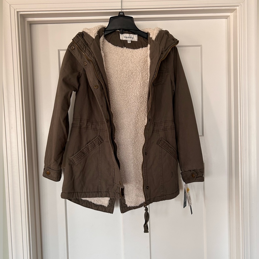 Brand new olive green jacket